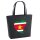 Filzshopper Surinam Flagge Herz, 22 Liter