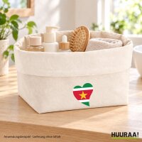 Organizer Surinam Flagge Herz