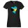 Damen T-Shirt Die Bahamas Flagge Herz