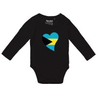 Baby Body Die Bahamas Flagge Herz
