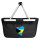 Einkaufskorb faltbar Die Bahamas Flagge Herz 20 Liter Black