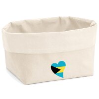 Organizer Die Bahamas Flagge Herz