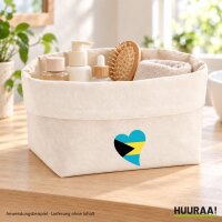 Organizer Die Bahamas Flagge Herz