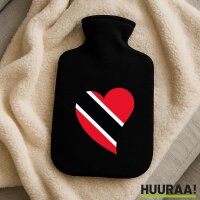 W&auml;rmflasche Trinidad und Tobago Flagge Herz