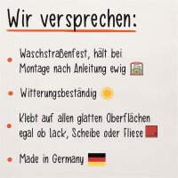 Autoaufkleber K-POP Finger Heart Fingerherz mit Musik Motiv ca. 7x19cm