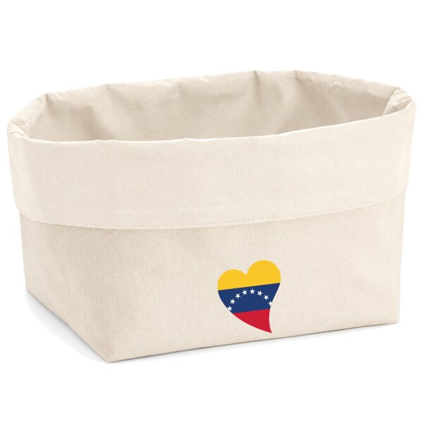 Organizer Venezuela Flagge Herz