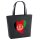 Filzshopper Afghanistan Flagge Herz, 22 Liter