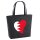 Filzshopper Bahrain Flagge Herz, 22 Liter