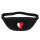 Bauchtasche Bahrain Flagge Herz 2,5 Liter Black