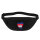 Bauchtasche Kambodscha Flagge Herz 2,5 Liter Black