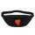 Bauchtasche China Flagge Herz 2,5 Liter Black