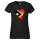 Damen T-Shirt Osttimor Flagge Herz