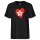Herren T-Shirt Hongkong Flagge Herz