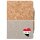 Notizbuch A5 Irak Flagge Herz 80 Blatt inkl. Kugelschreiber