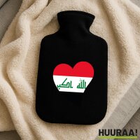 W&auml;rmflasche Irak Flagge Herz