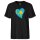 Herren T-Shirt Kasachstan Flagge Herz
