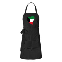 Sch&uuml;rze Kuwait Flagge Herz