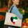 Jutetasche Kuwait Flagge Herz 21 Liter Black