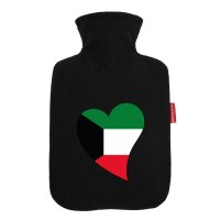 W&auml;rmflasche Kuwait Flagge Herz