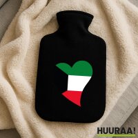 W&auml;rmflasche Kuwait Flagge Herz