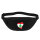 Bauchtasche Libanon Flagge Herz 2,5 Liter Black