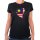 Damen T-Shirt Malaysia Flagge Herz