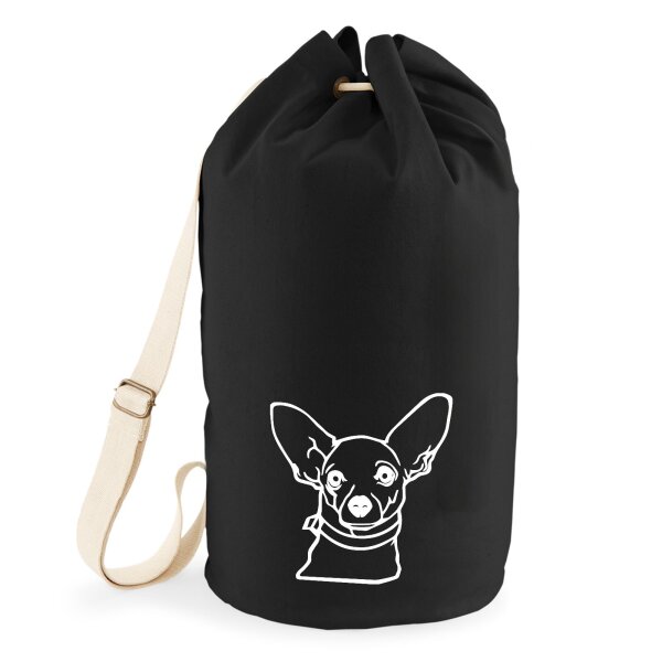 Seesack Chihuahua Silhouette 20 Liter Black