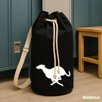 Seesack Windhund Silhouette 20 Liter Black
