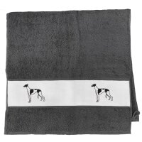 Handtuch Windhund Silhouette 50x100cm
