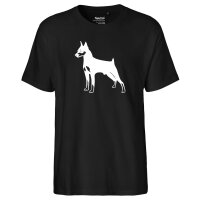 Herren T-Shirt Pinscher Silhouette