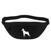 Bauchtasche Pinscher Silhouette 2,5 Liter Black