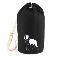 Seesack Boston Terrier Silhouette 20 Liter Black