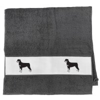 Handtuch Rottweiler Silhouette 50x100cm