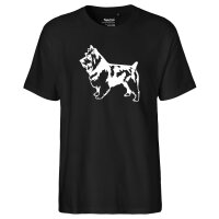 Herren T-Shirt Terrier Silhouette