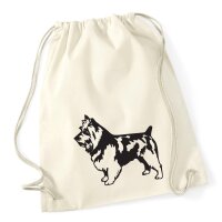 Turnbeutel Terrier Silhouette 12 Liter