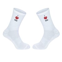 Unisex Socken I love you Herz Baumwolle