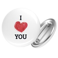 Button I love you Herz