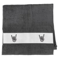 Handtuch Rockhand Skelett 50x100cm