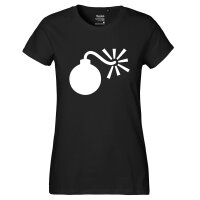 Damen T-Shirt Bombe Silhouette