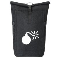 Kurierrucksack Bombe Silhouette 30-44 Liter Black Melange