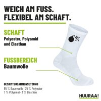 Unisex Socken Bombe Silhouette Baumwolle