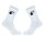 Unisex Socken Bombe Silhouette Baumwolle