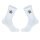 Unisex Socken Stern Silhouette Baumwolle