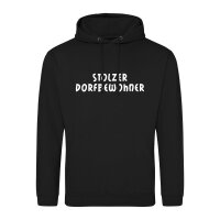 Unisex Hoodie Stolzer Dorfbewohner Schriftzug