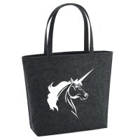 Filzshopper Einhorn Silhouette, 22 Liter