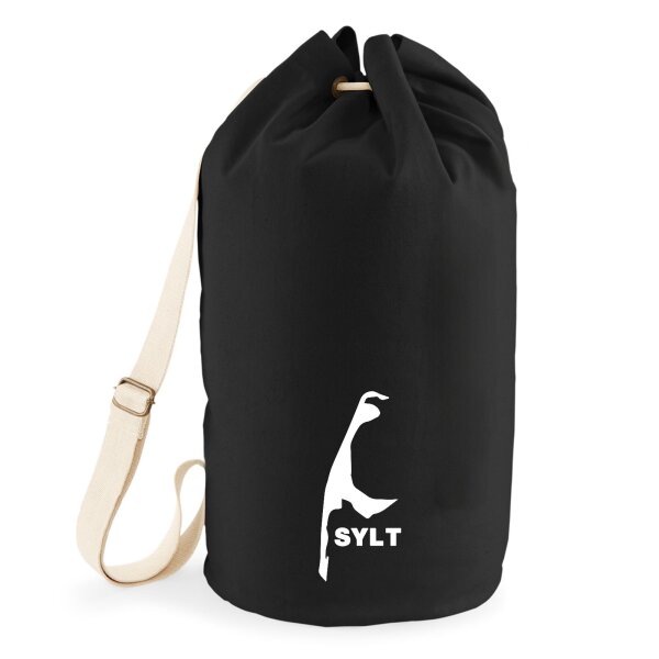 Seesack Sylt Silhouette 20 Liter Black