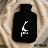 W&auml;rmflasche Sylt Silhouette