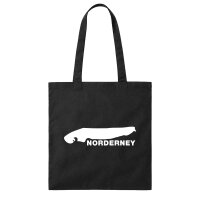Jutebeutel Norderney Silhouette 10 Liter