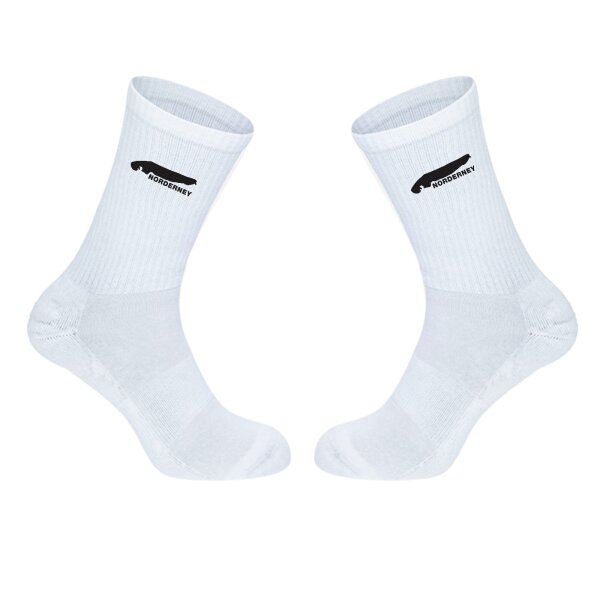 Unisex Socken Norderney Silhouette Baumwolle