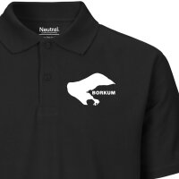 Damen Polo Shirt Borkum Silhouette